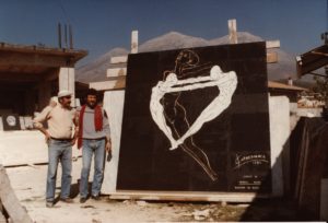 VITA FOTOGRAFIE 1984 L'ARTISTA AL LAVORO